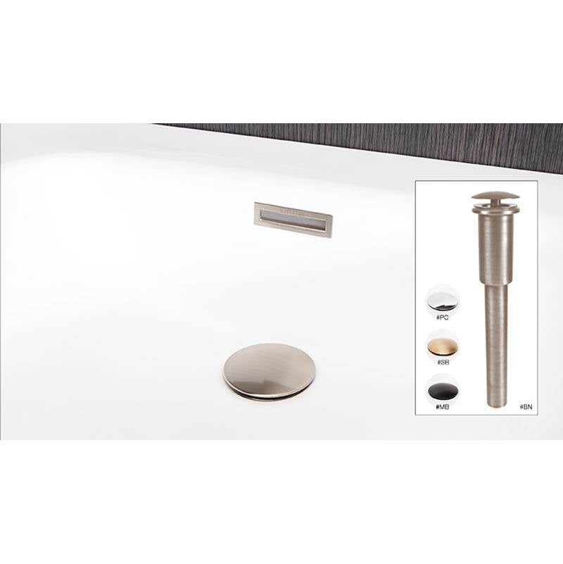 Wet Style DS02RF Dome Style Lav Drain Without O/F - Bn