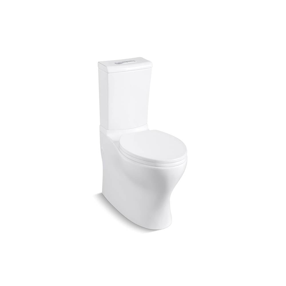 Kallista P70310-00-0 Plié Two-Piece Toilet, Less Seat in Stucco White