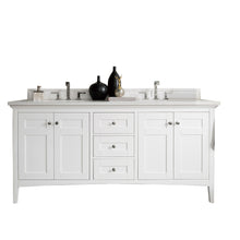 Load image into Gallery viewer, James Martin 527-V72-3WZ Palisades 72&quot; Double Vanity With 3 CM Top
