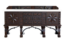 Load image into Gallery viewer, James Martin 150-V72-ANW-3WZ Balmoral 72&quot; Double Vanity Cabinet With 3 CM Top - Antique Walnut