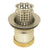 Mountain Plumbing MT710 2-1/2" Brass Bar/Prep Strainer with Lift-Out Basket