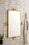 James Martin 994-M30-PG-LU South Beach 30" Mirror, Polished Gold and Lucite