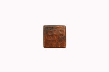 Load image into Gallery viewer, Premier 2&quot; x 2&quot; Copper Hammered Tile T2DBH
