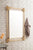 James Martin 999-M35.4-PG-LU Sarasota 35.4" Mirror, Polished Gold and Lucite