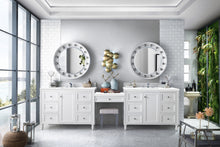 Load image into Gallery viewer, James Martin 301-V122-3WZ Copper Cove Encore 122&quot; Double Vanity Set With Makeup Table 3 CM Top